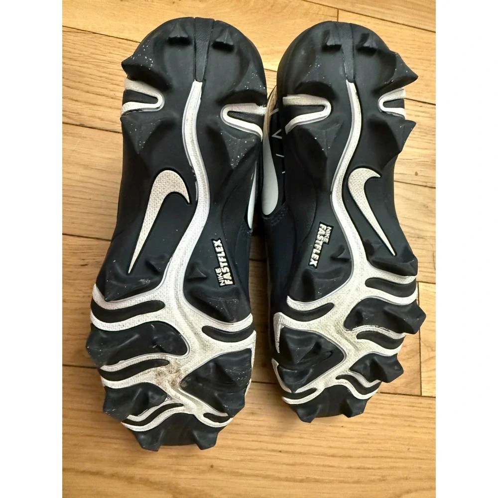 Nike Vapor Ultrafly 4 Keystone Kids Baseball Cleats Blk-Grey DQ5111-001 Size 3Y
